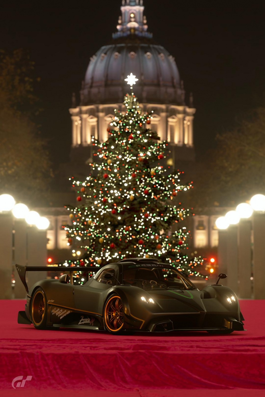 Zonda R Xmas Wallpaper