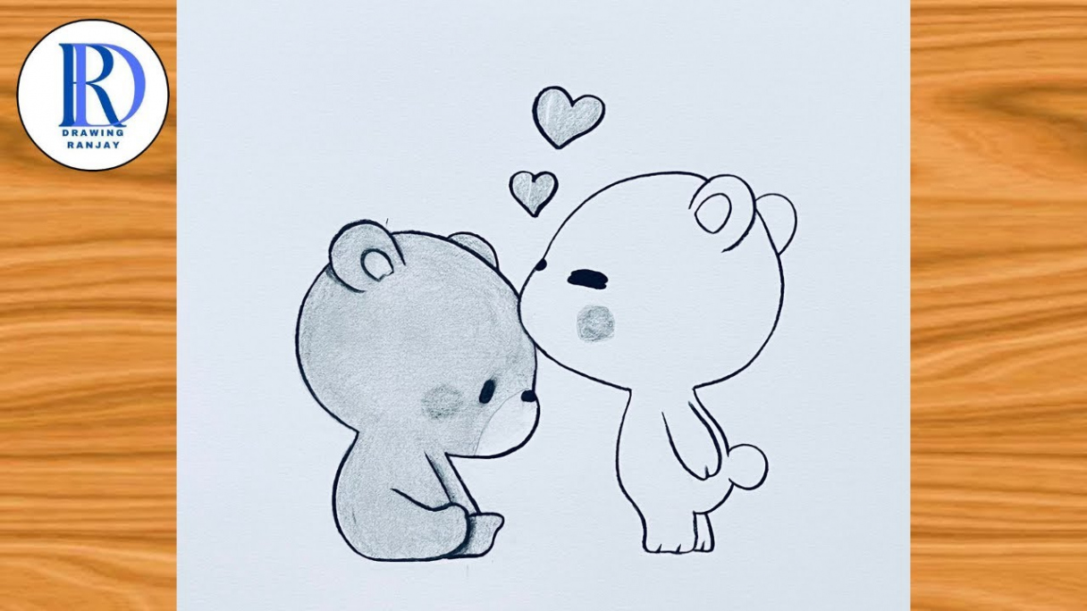 Bear Couple: Milk & Mocha Drawing