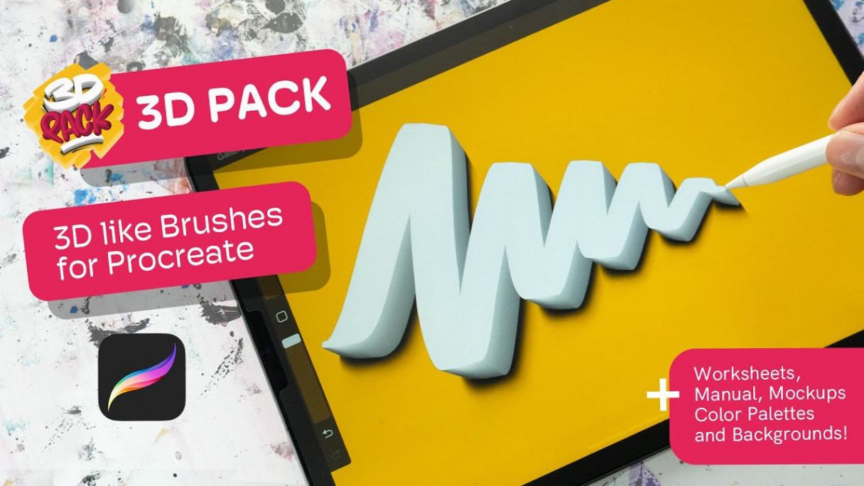 D Pack — D like brushes for Procreate (COMPLETE WALKTHROUGH)