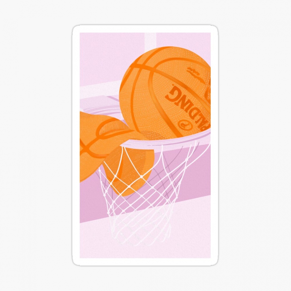 deflated basketball drawing" Poster for Sale by stse  Redbubble