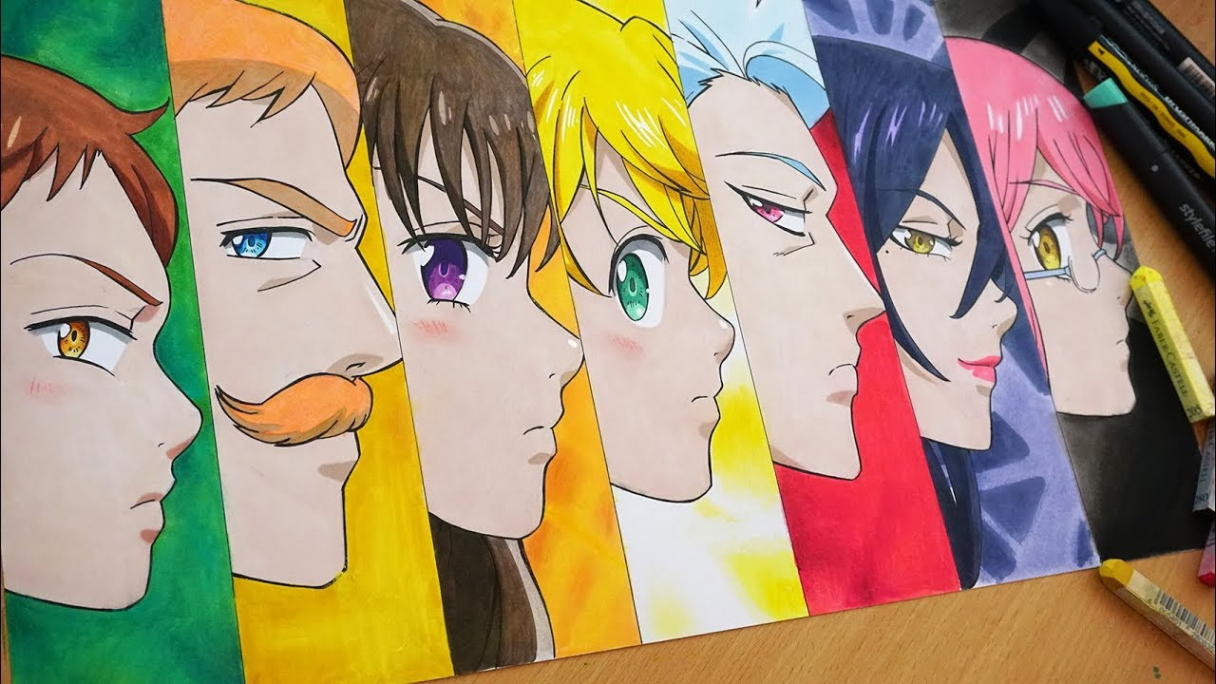 Drawing The Seven Deadly Sins Characters