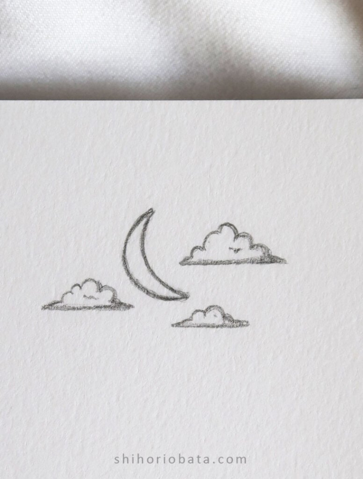 Easy Moon Drawing Ideas