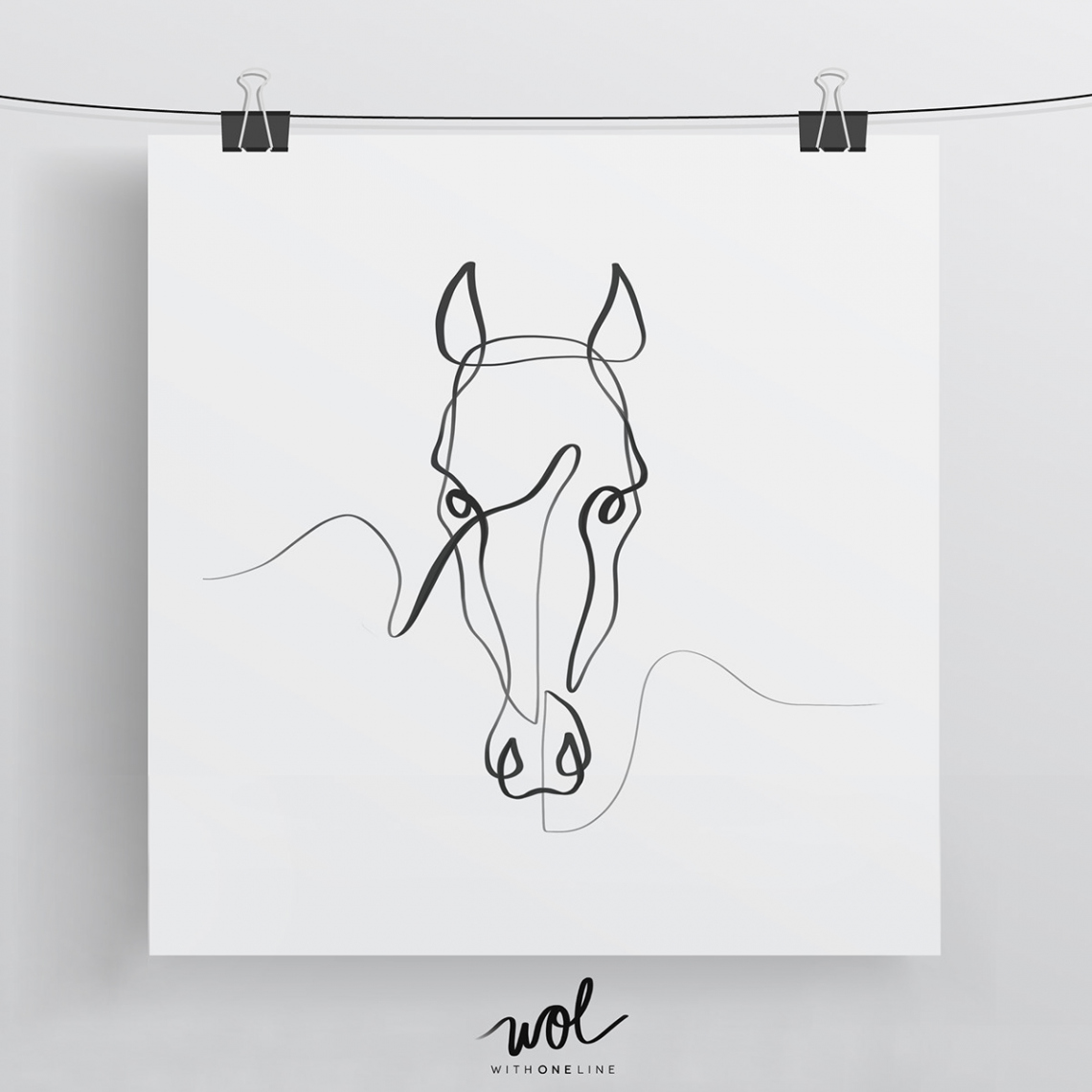 Equine With One Line  Part  :: Behance