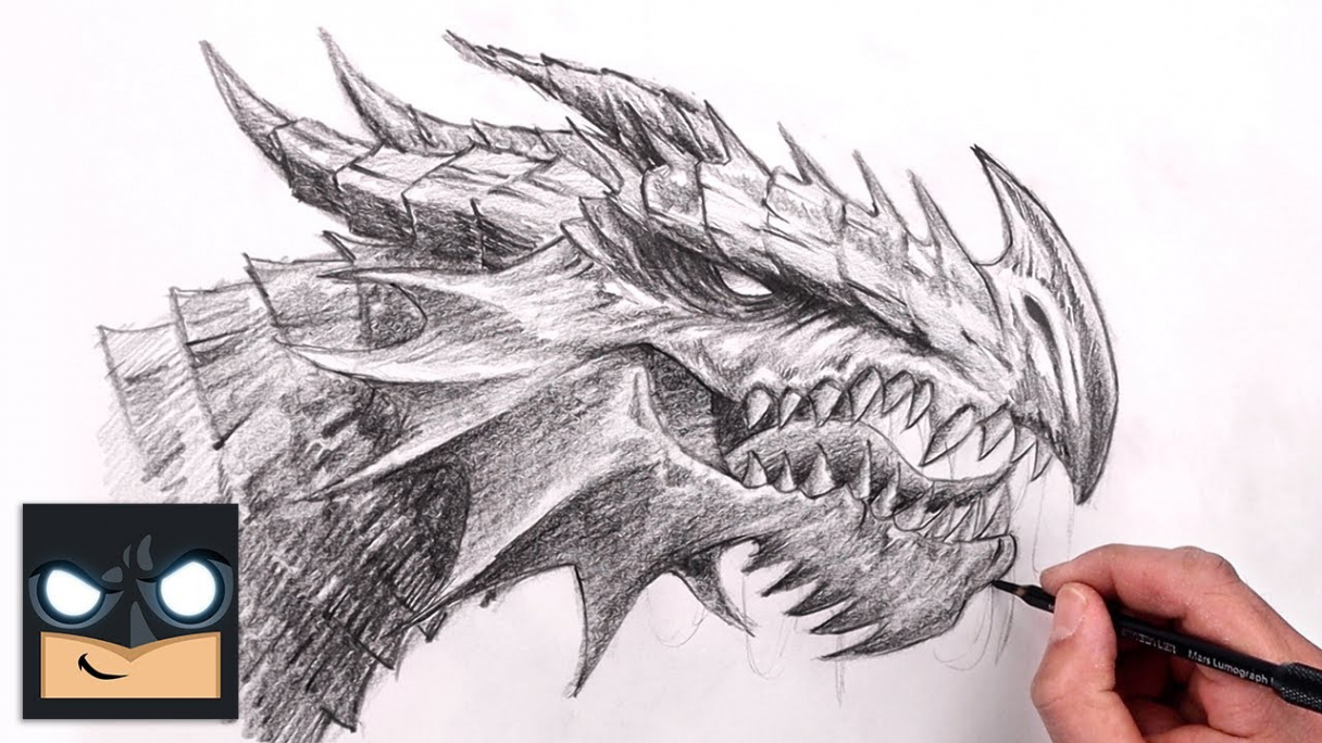 How To Draw a Dragon  YouTube Studio Sketch Tutorial