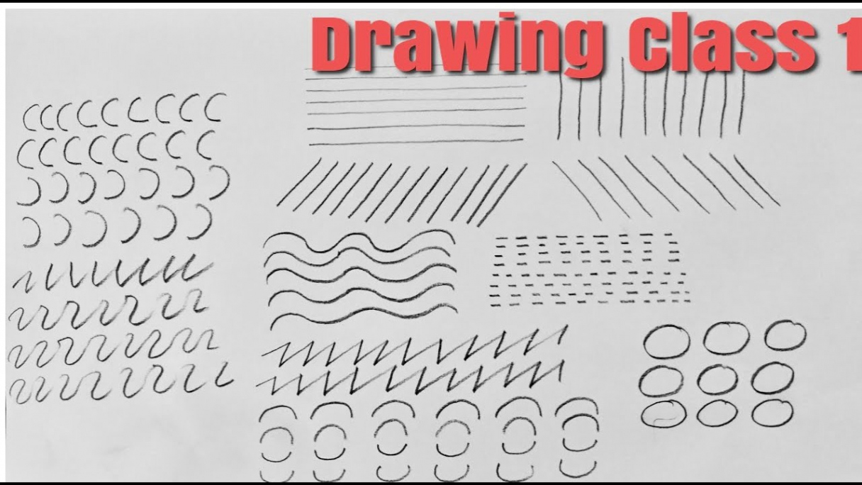 How to draw lines for kids step by step  drawing class