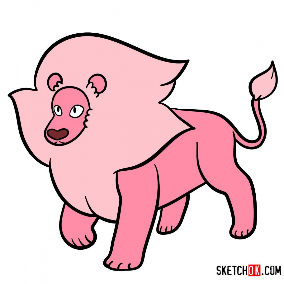 How to draw Lion  Steven Universe  Lion steven universe, Steven