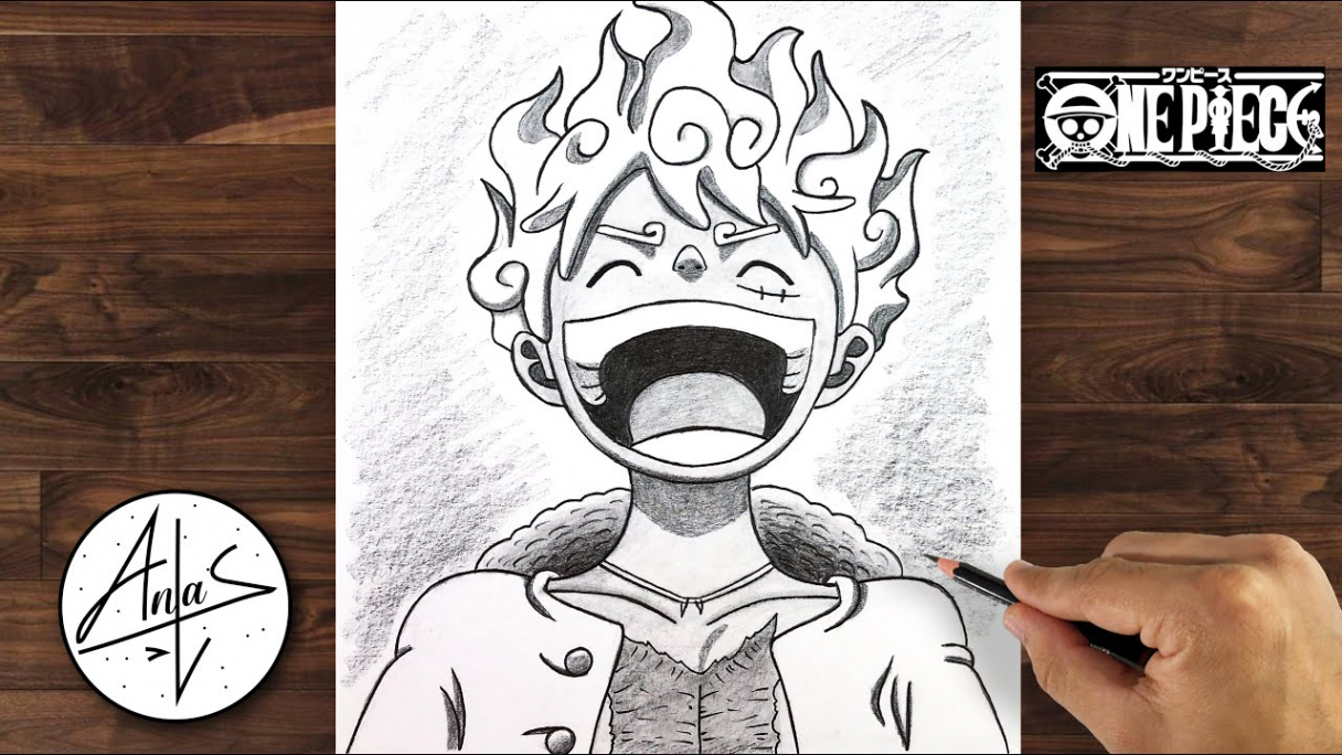 How To Draw LUFFY GEAR   One Piece Drawing (step by step)