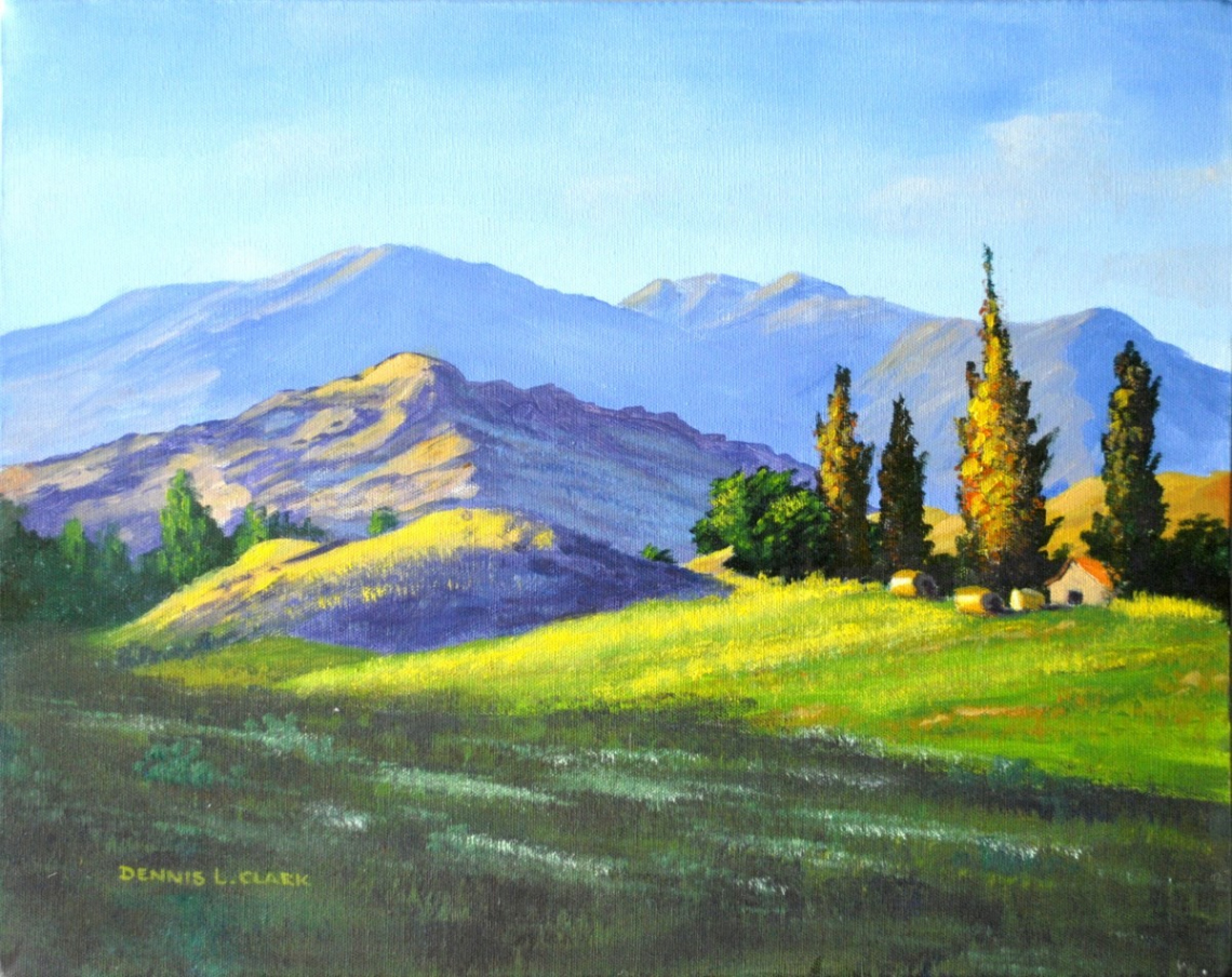 How to Paint Early Morning in the Mountains in Acrylic — Online