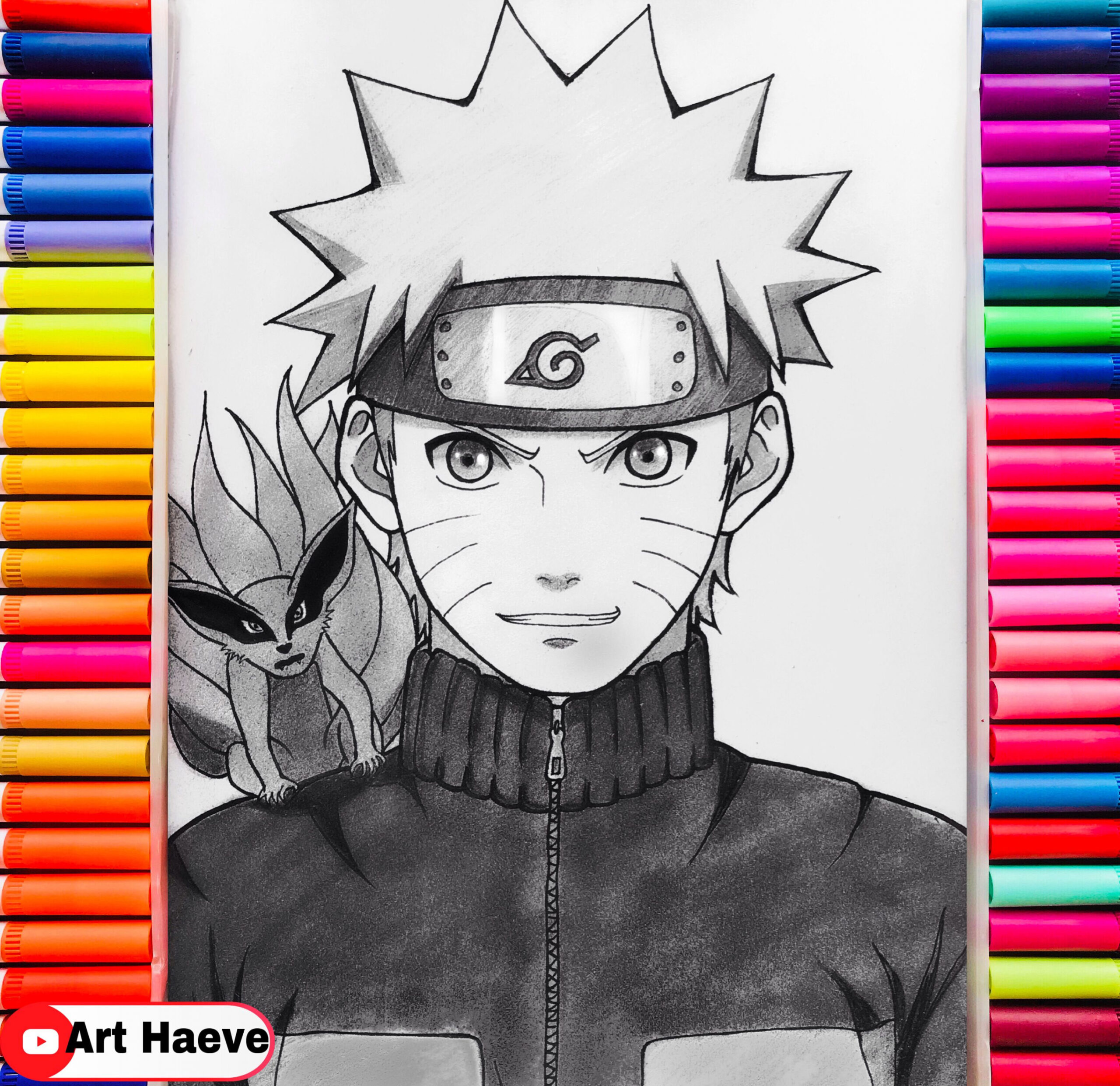 Learn How to Draw Naruto Uzumaki step by step  Naruto Shippuden