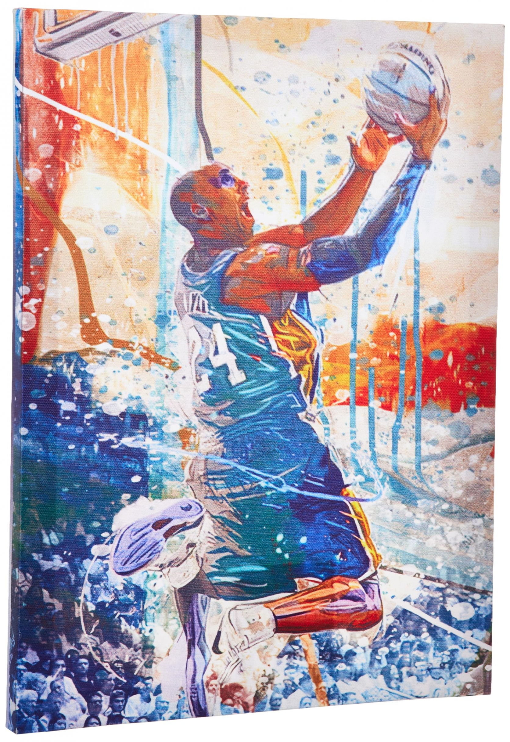 Life Kobe Bryant Canvas Wall Art Paintings Basketball Dunk