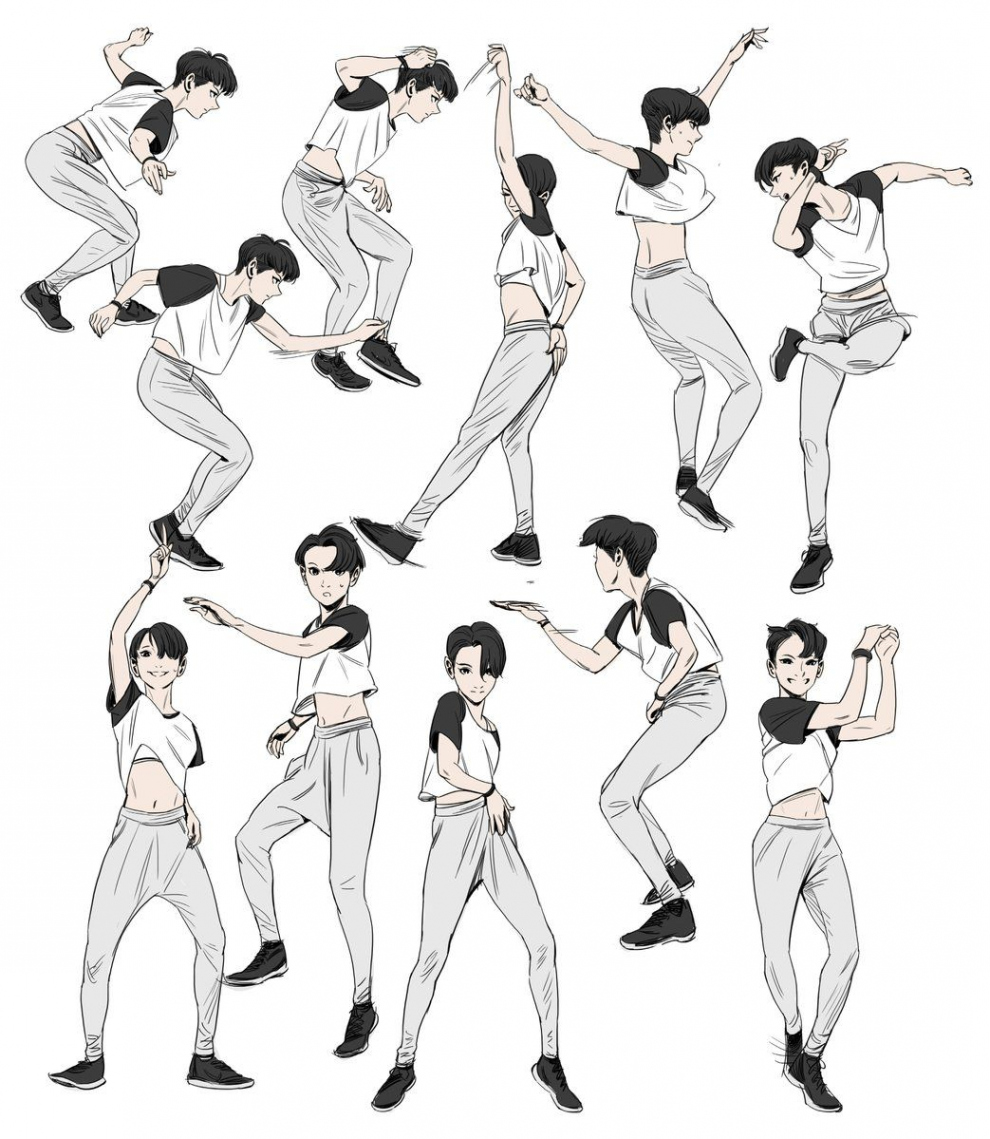 Movimentos  Dancing drawings, Drawing poses, Figure drawing reference