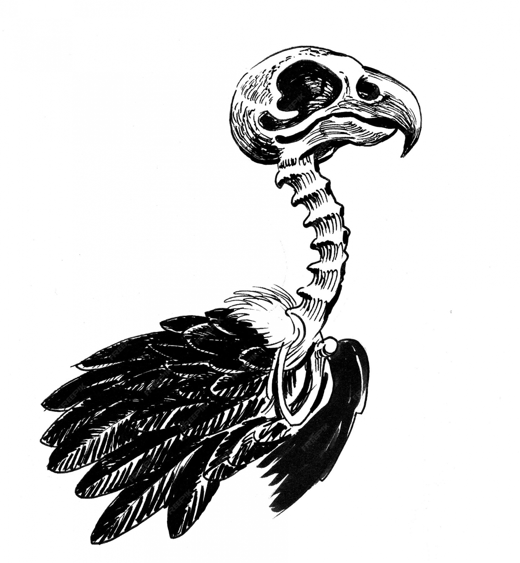 Premium Photo  Vulture bird skeleton