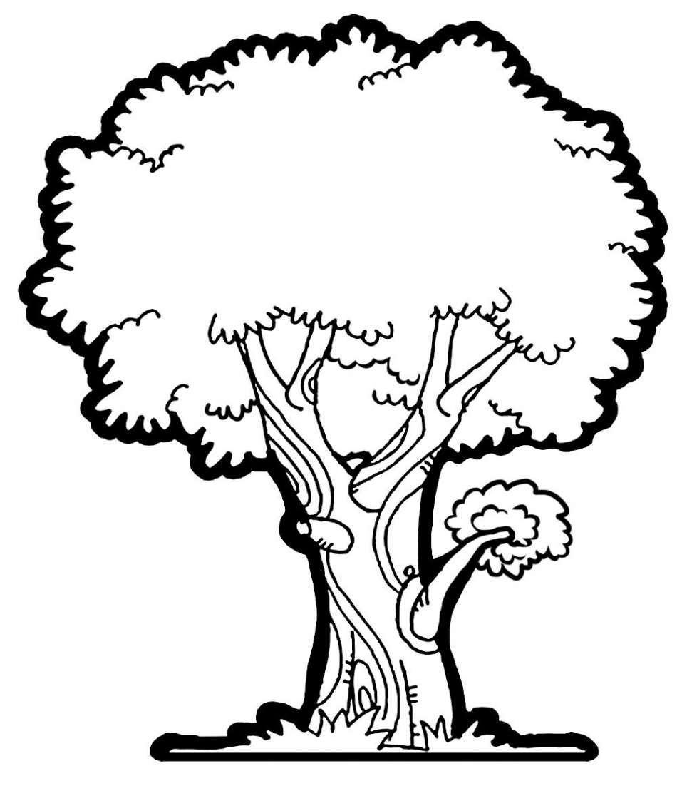 Tree clipart, Clip art, Black and white tree