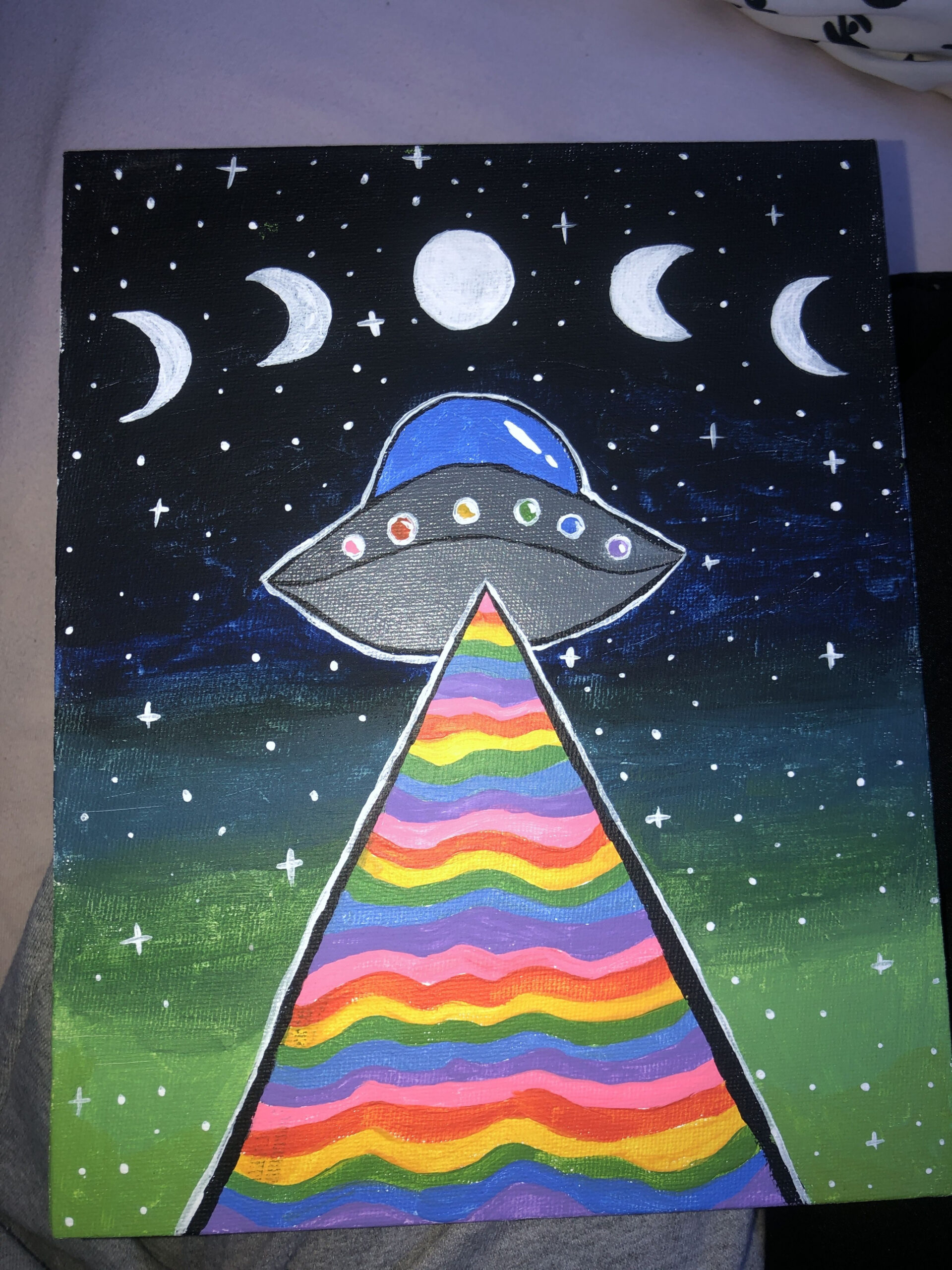 Trippy hippy canvas art  Trippy painting, Hippie painting, Diy