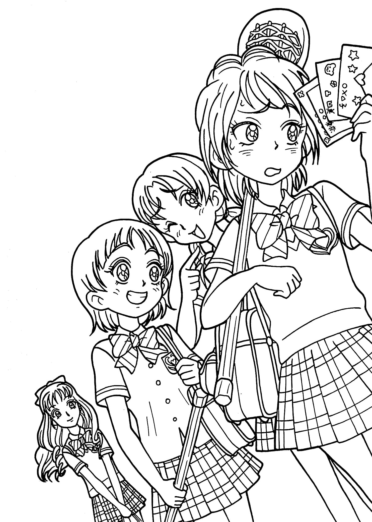 80 Printable Coloring Pages Of Anime 21