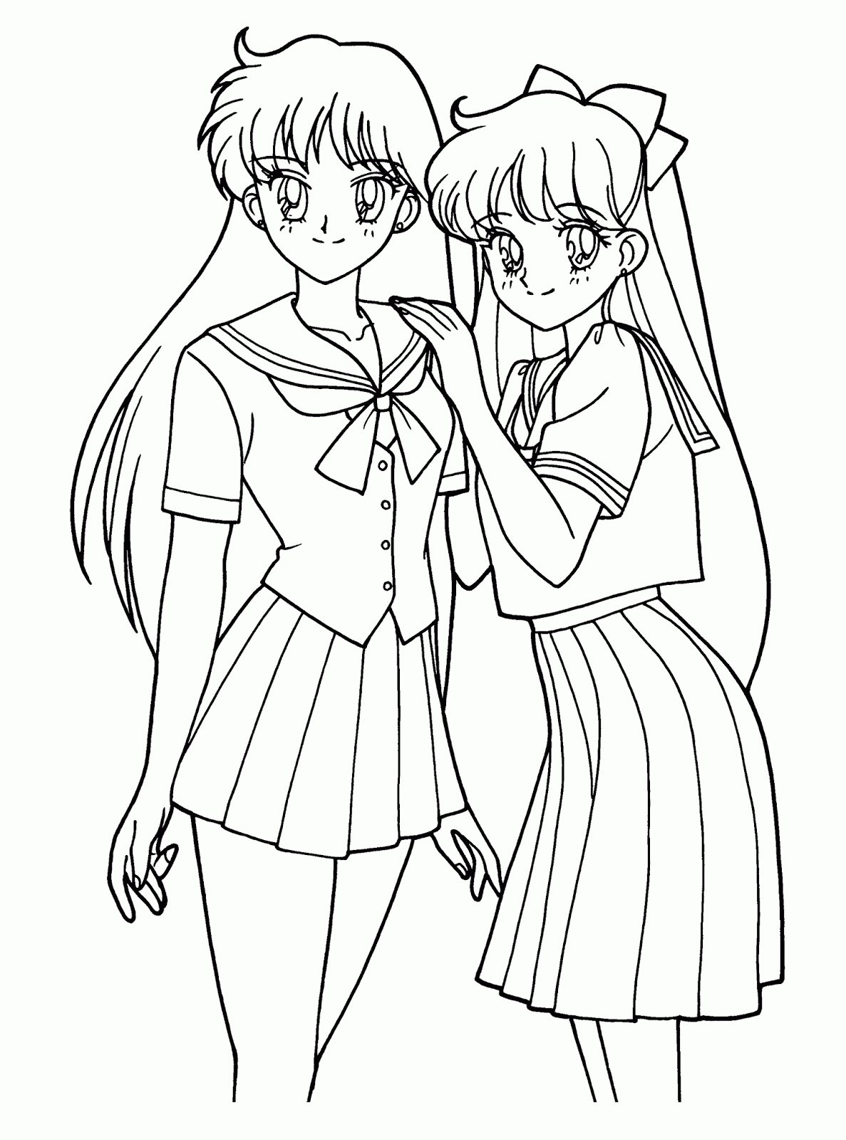 80 Printable Coloring Pages Of Anime 80