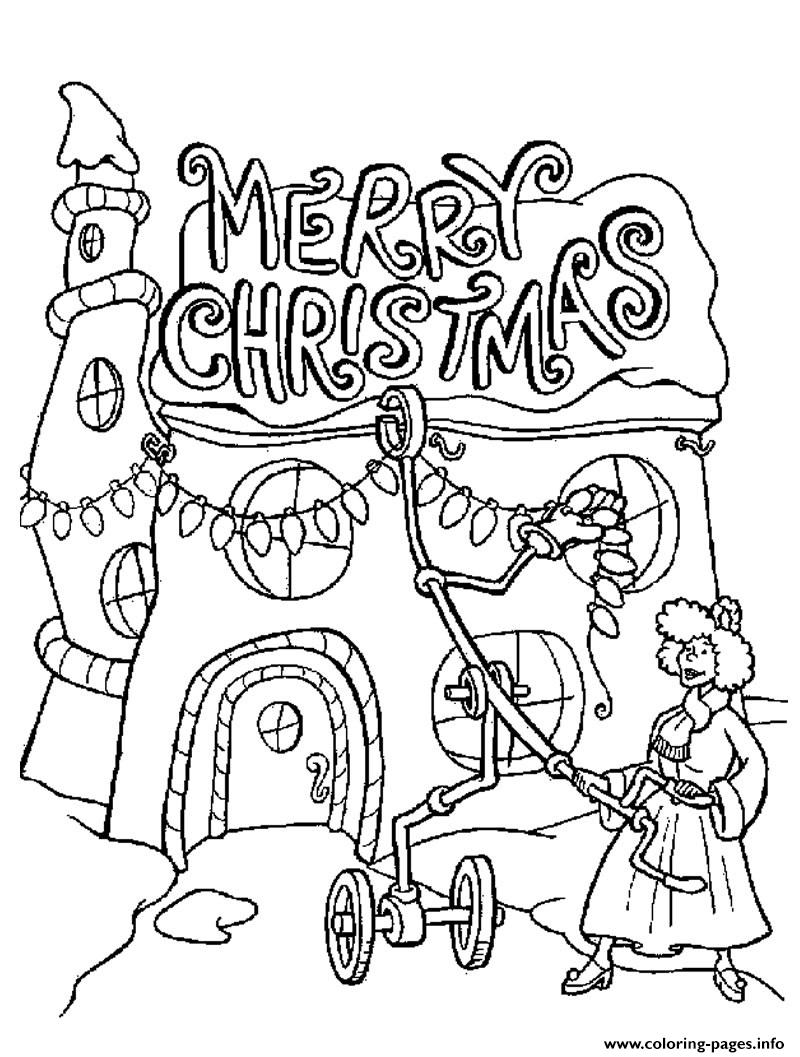 80 Printable Disney Christmas Pictures To Color 23