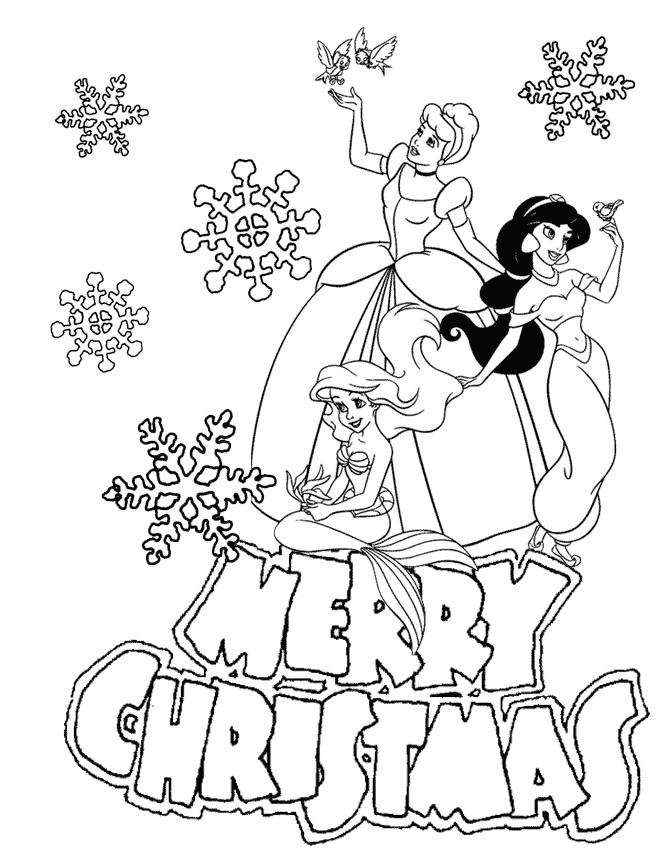 80 Printable Disney Christmas Pictures To Color 28