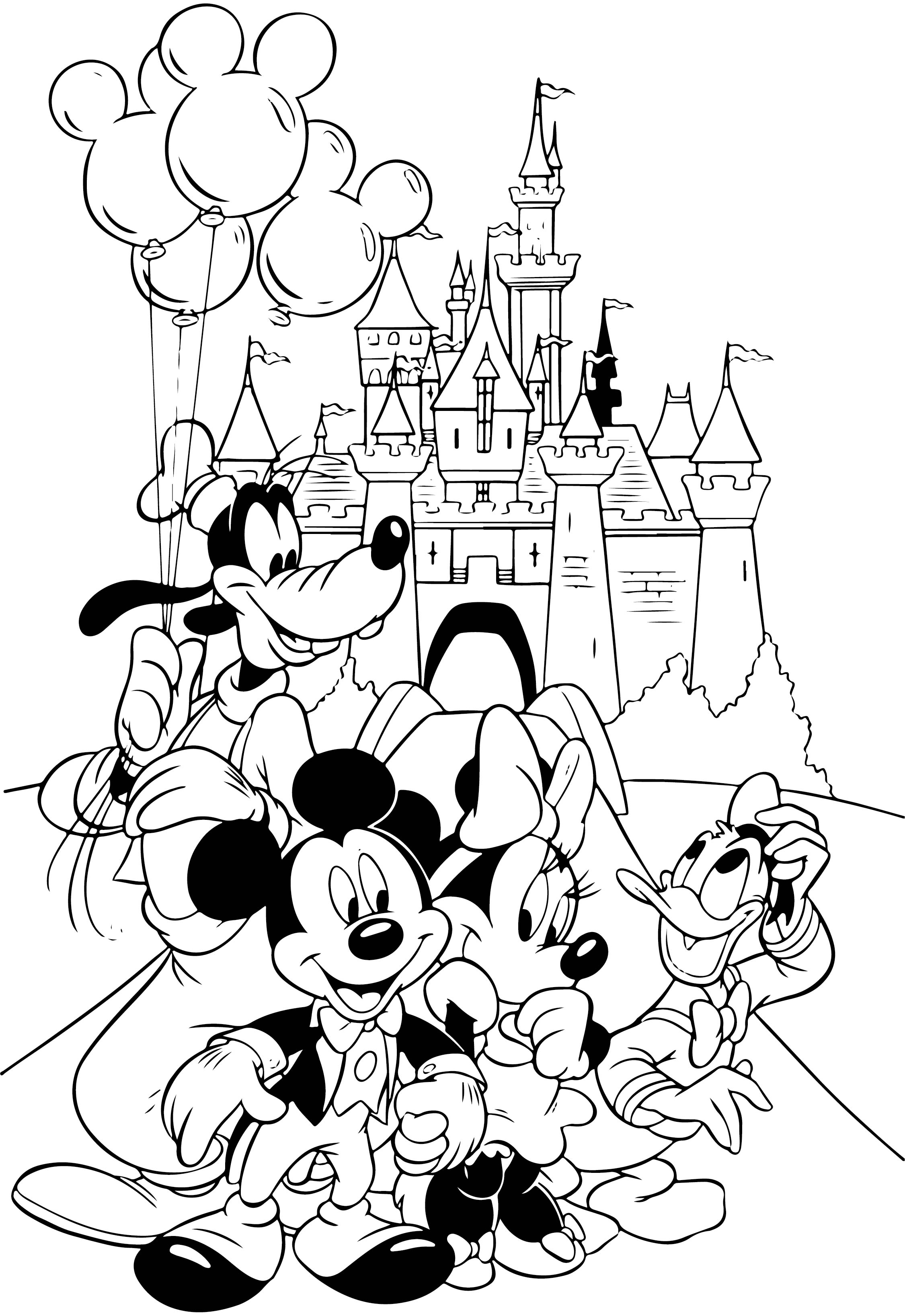 80 Printable Disney Christmas Pictures To Color 3