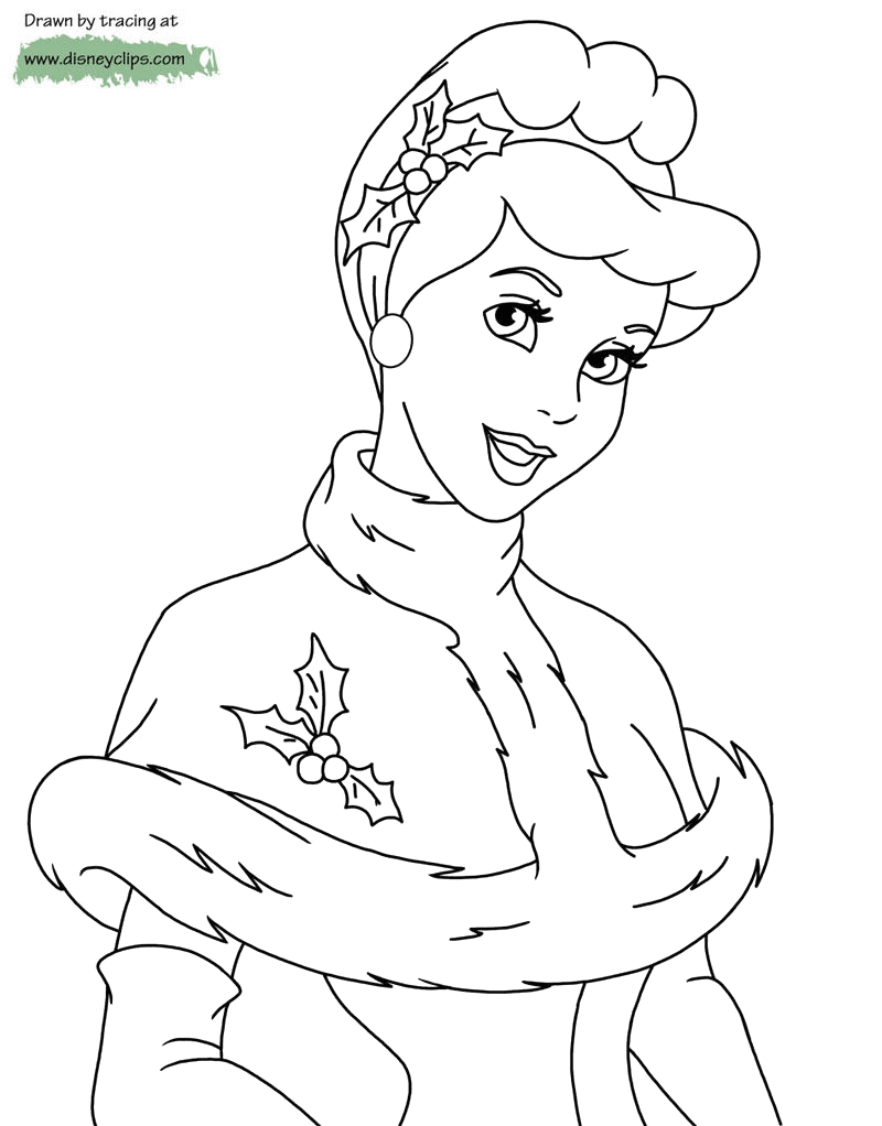 80 Printable Disney Christmas Pictures To Color 4