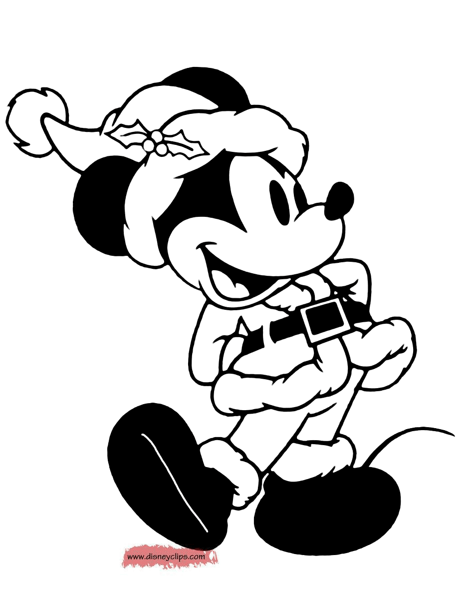 80 Printable Disney Christmas Pictures To Color 48