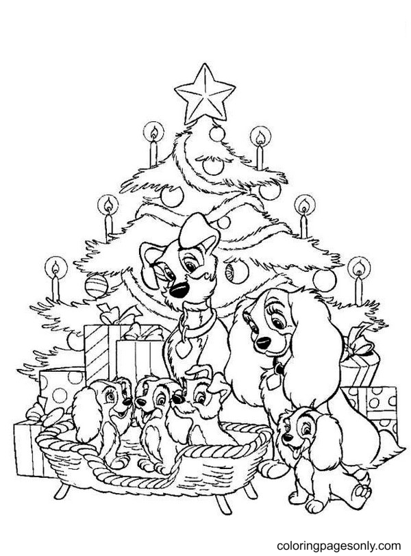 80 Printable Disney Christmas Pictures To Color 64