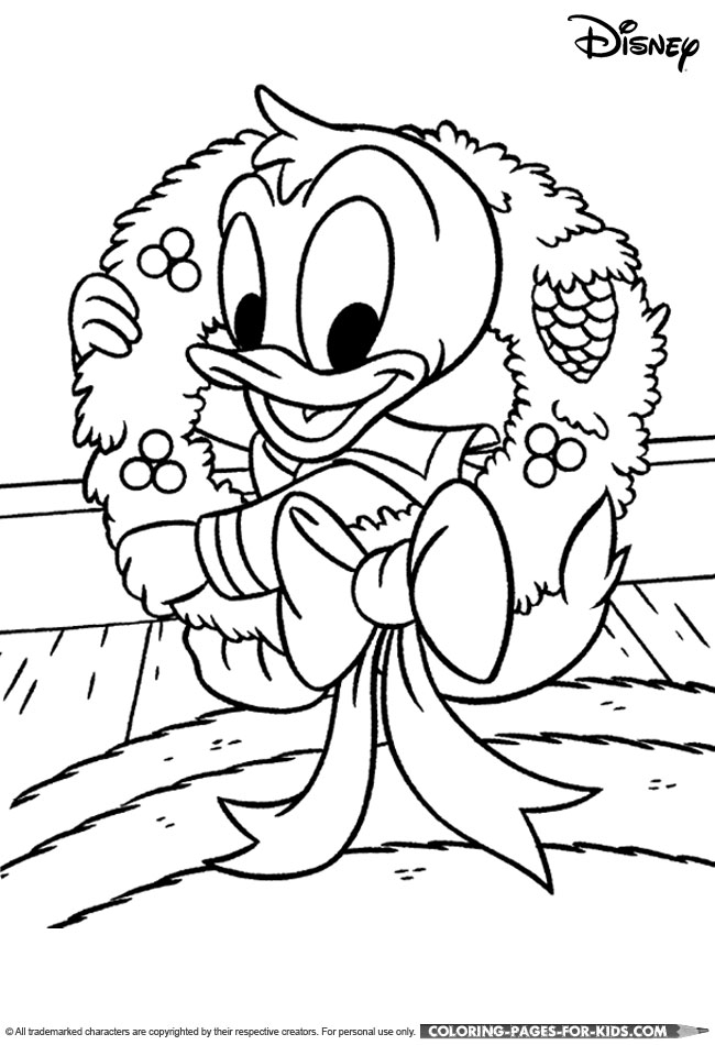 80 Printable Disney Christmas Pictures To Color 76