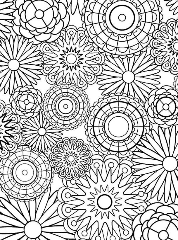 80 Printable Full Page Pattern Coloring Pages 10