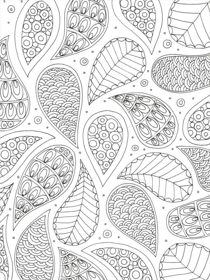 80 Printable Full Page Pattern Coloring Pages 30