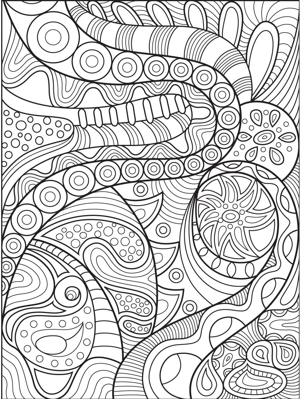 80 Printable Full Page Pattern Coloring Pages 45