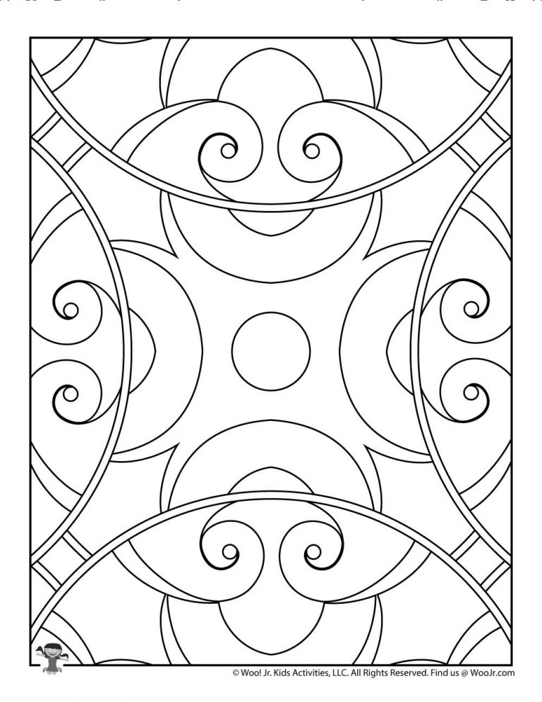 80 Printable Full Page Pattern Coloring Pages 5