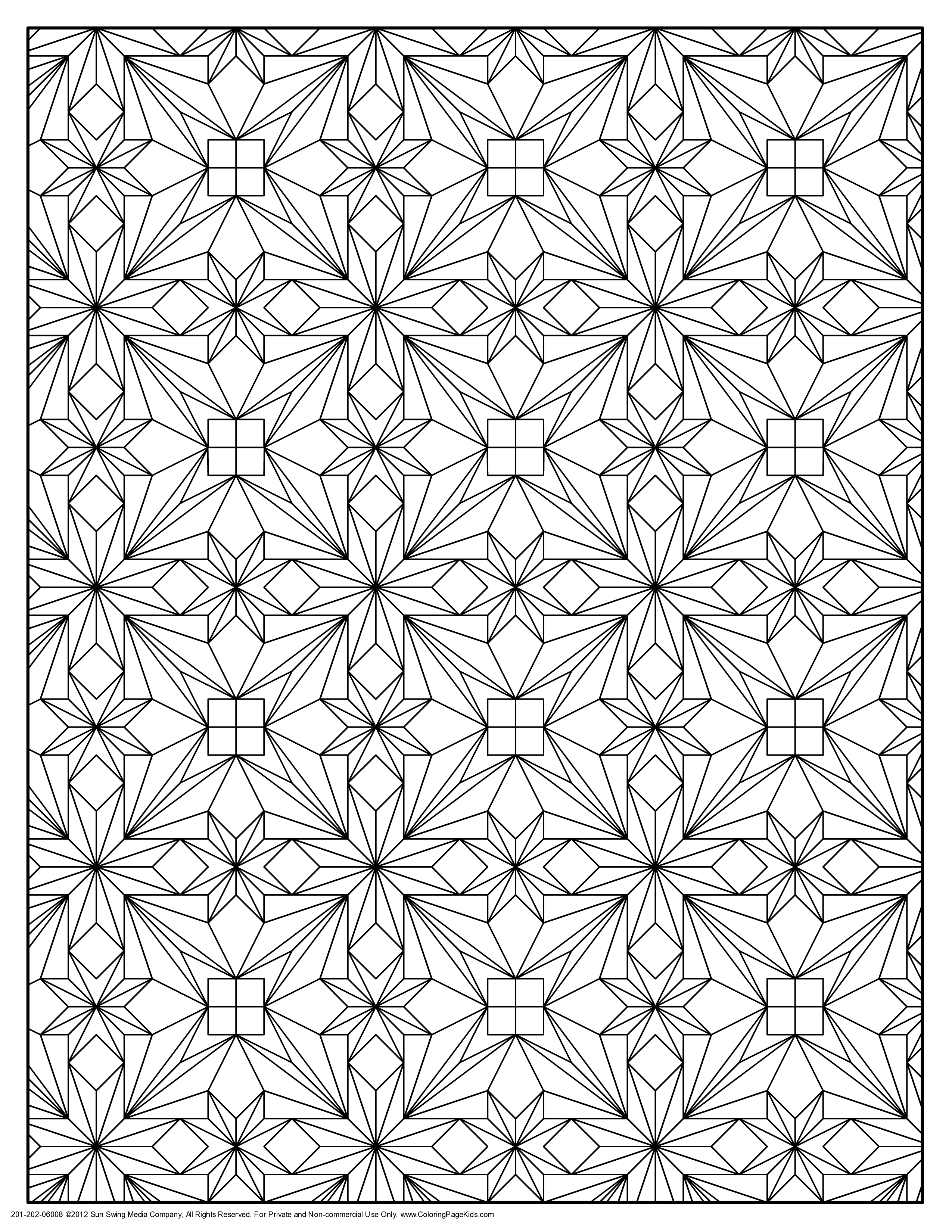 80 Printable Full Page Pattern Coloring Pages 57