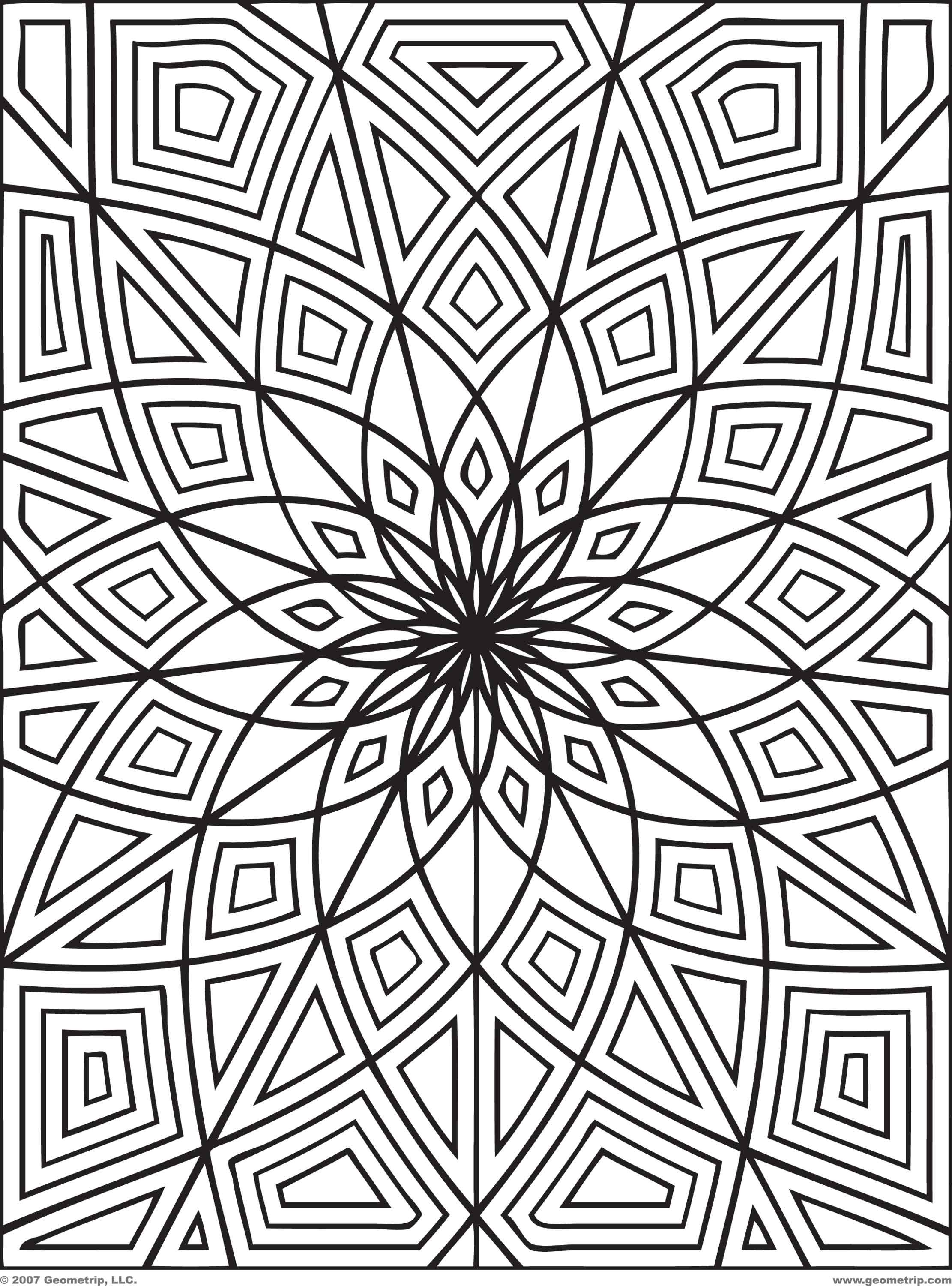 80 Printable Full Page Pattern Coloring Pages 73