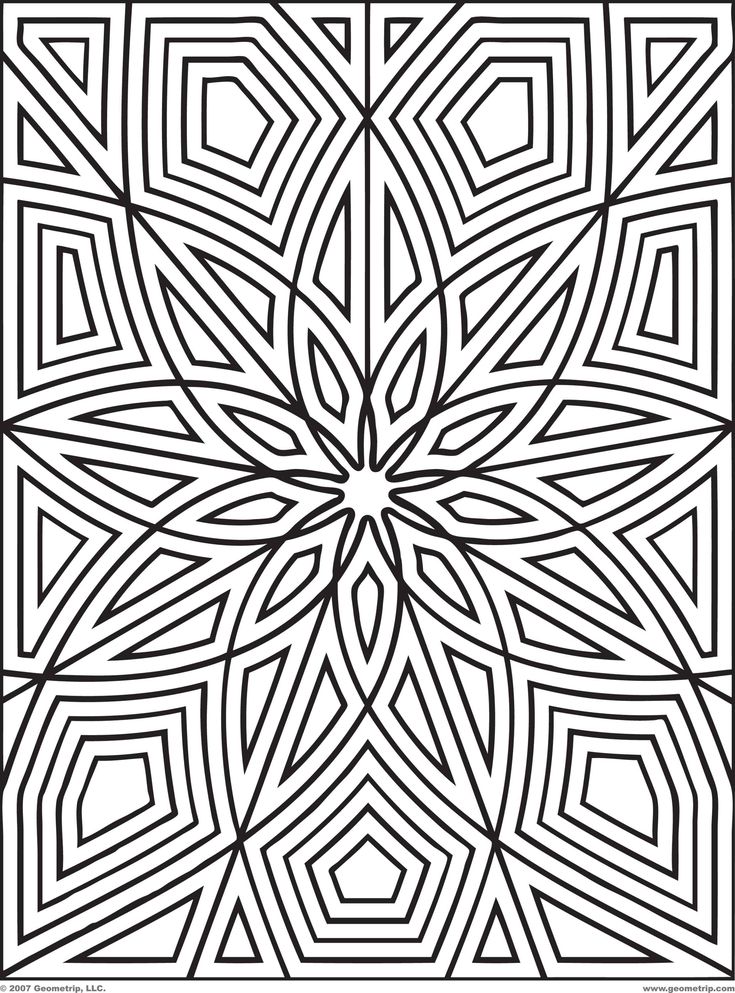 80 Printable Full Page Pattern Coloring Pages 79