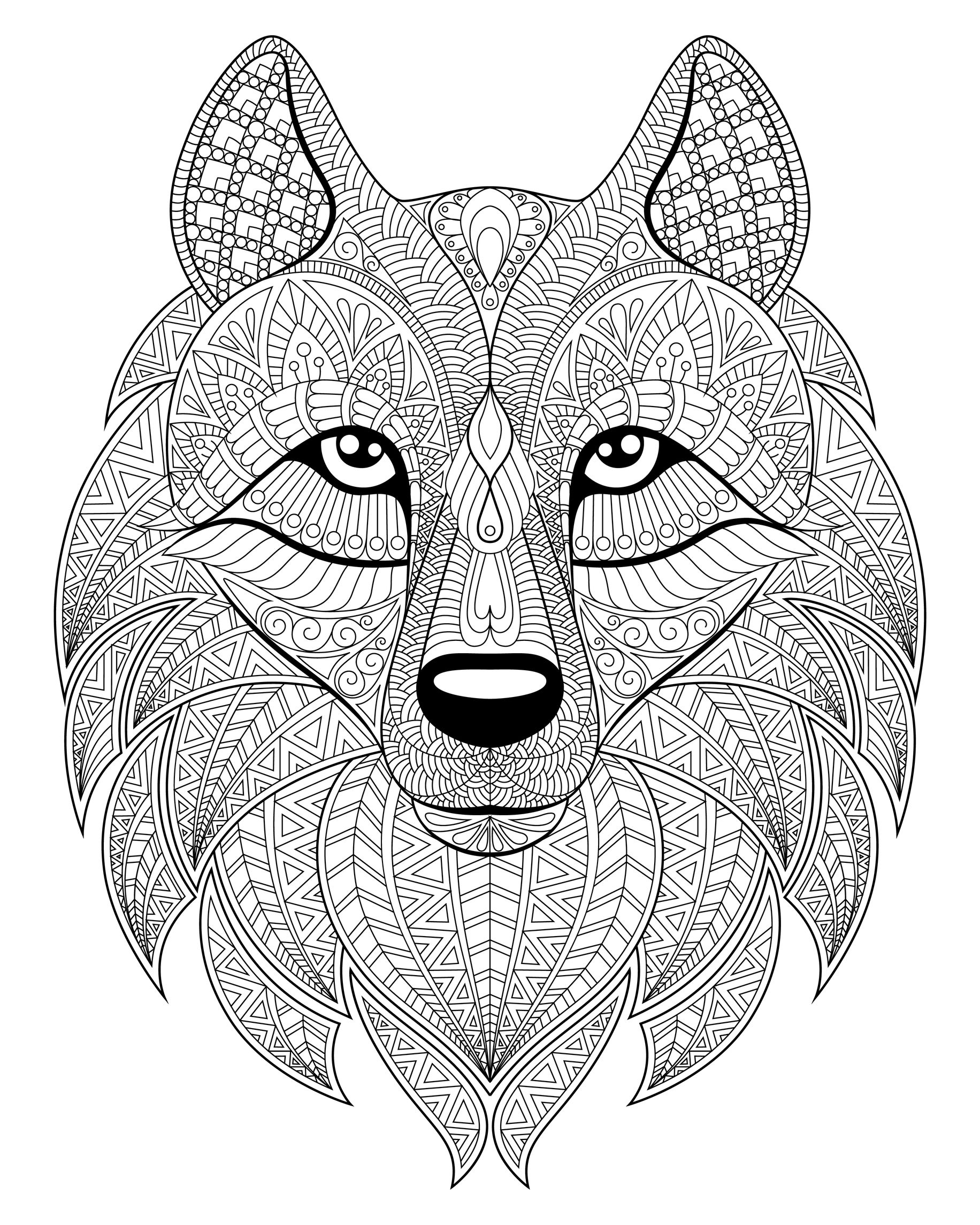 80 Printable Full Page Pattern Coloring Pages 8