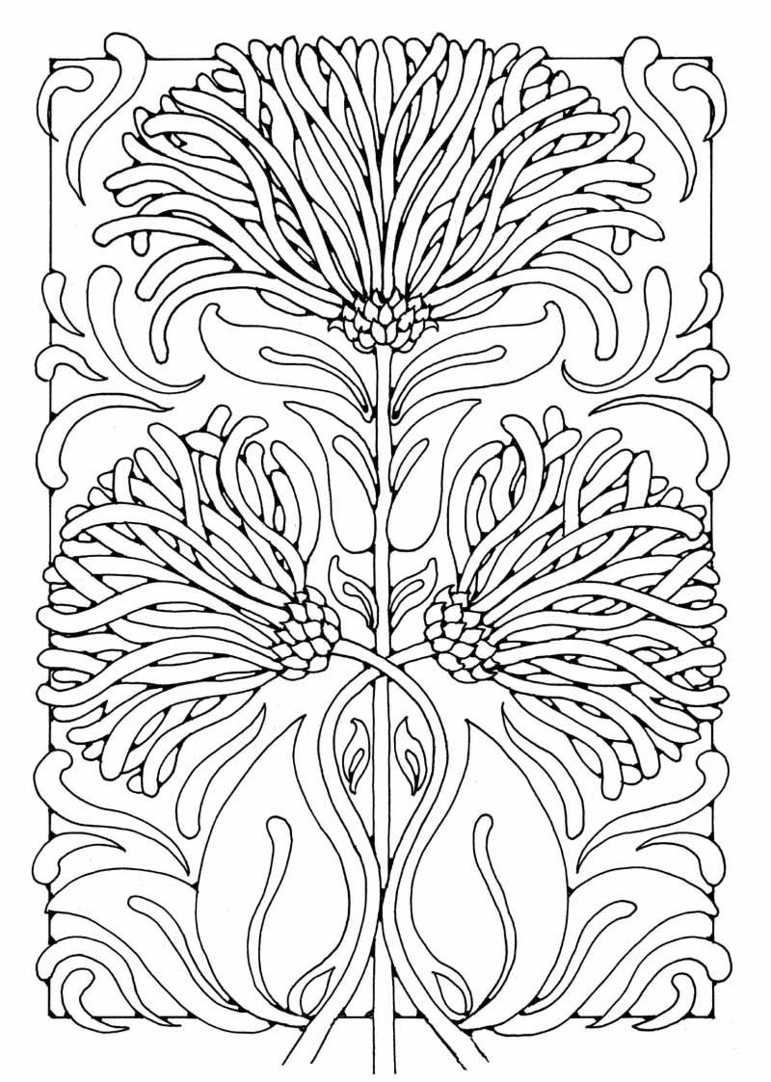 80 Printable Full Page Pattern Coloring Pages 81