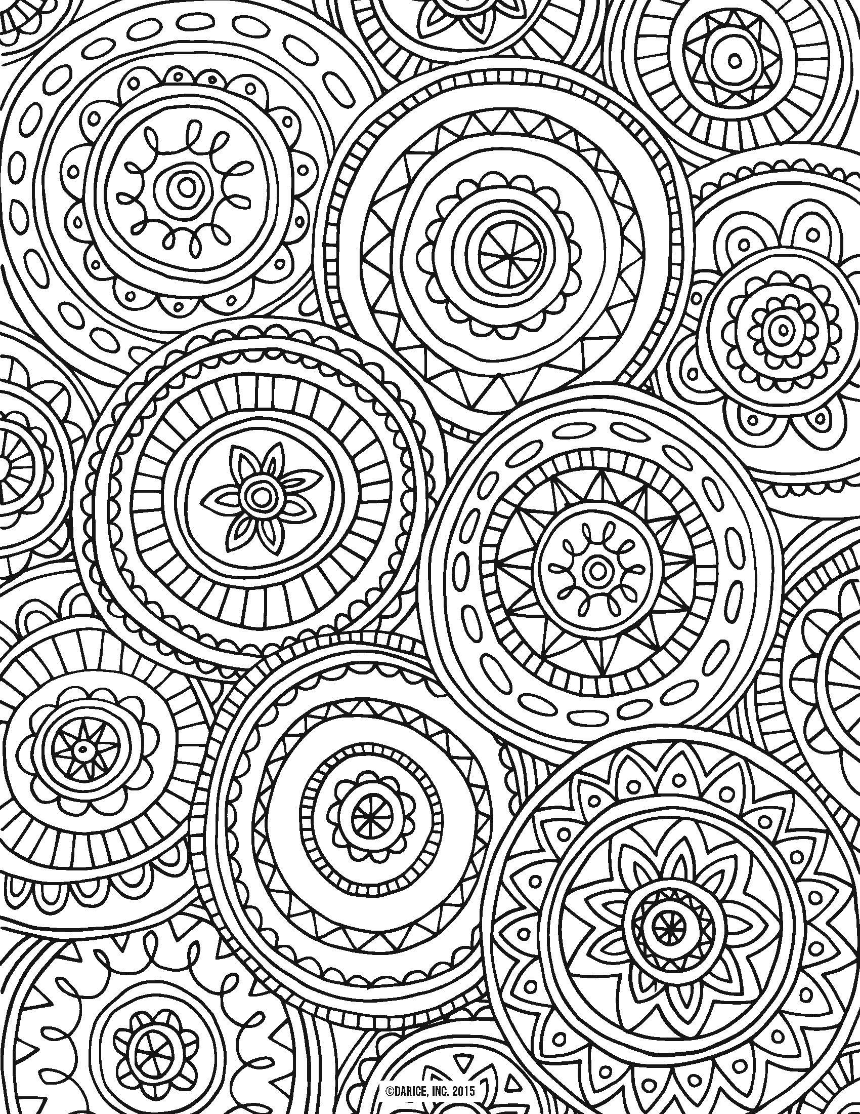 80 Printable Full Page Pattern Coloring Pages 9