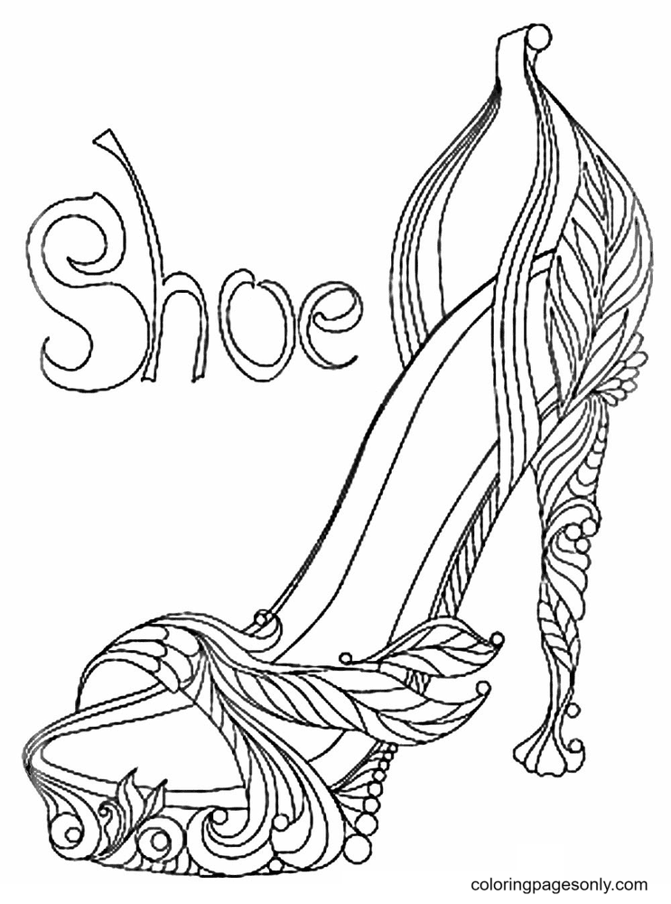 80 Printable Nike Shoes Coloring Page 23