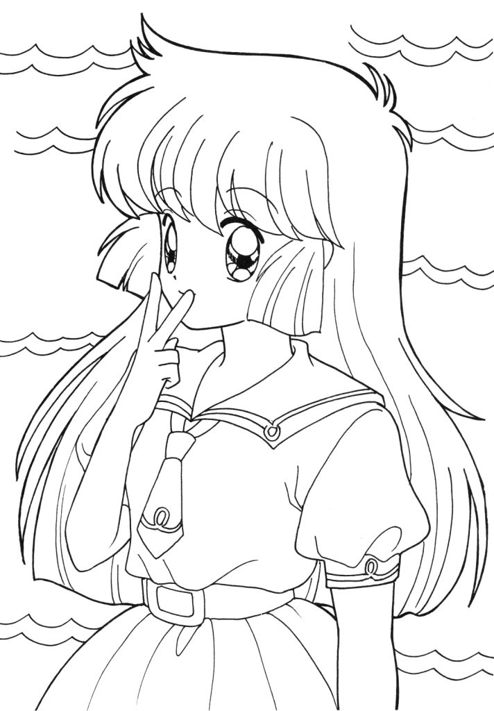 90 Printable Anime Characters Coloring Pages 24