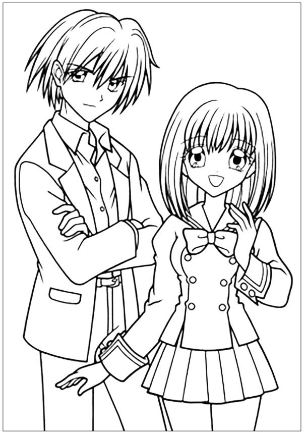 90 Printable Anime Characters Coloring Pages 41