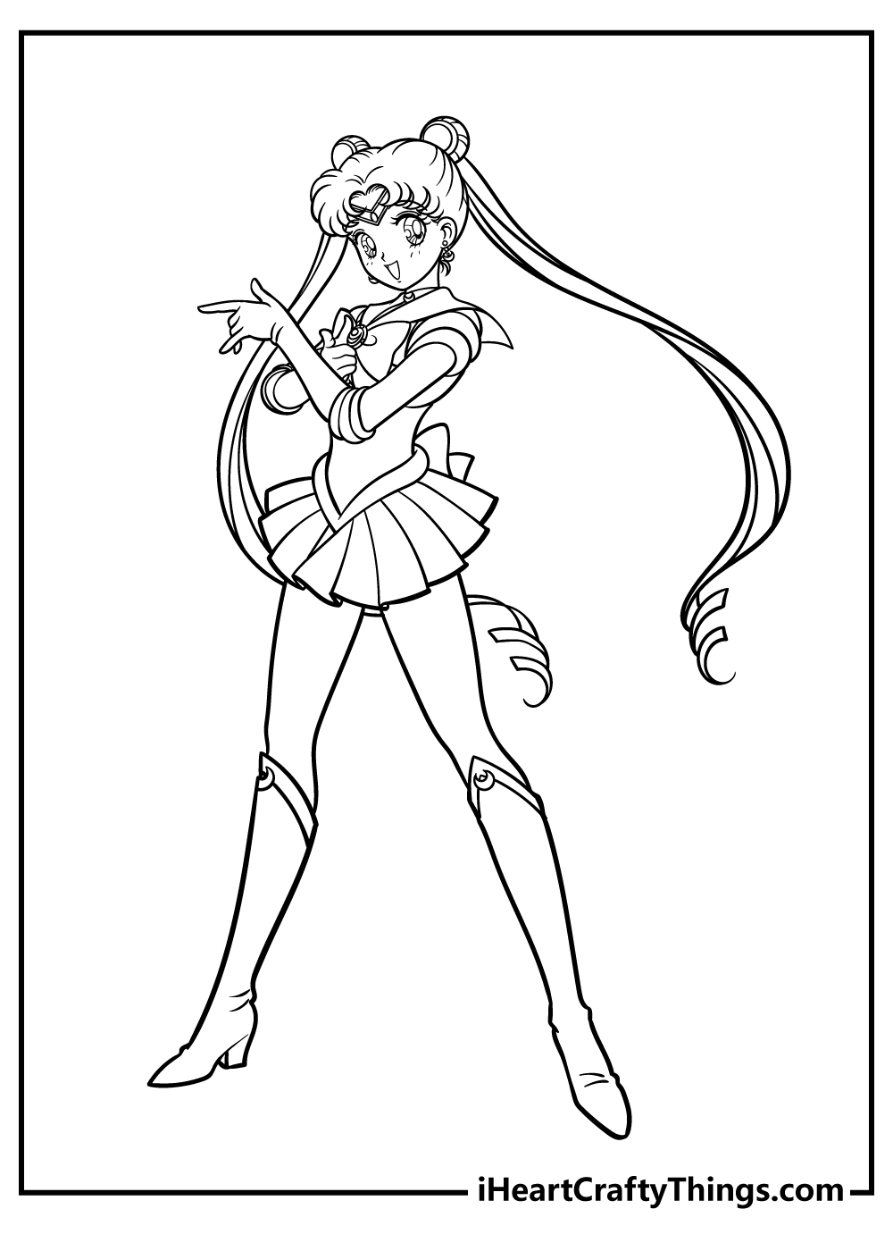 90 Printable Anime Characters Coloring Pages 43