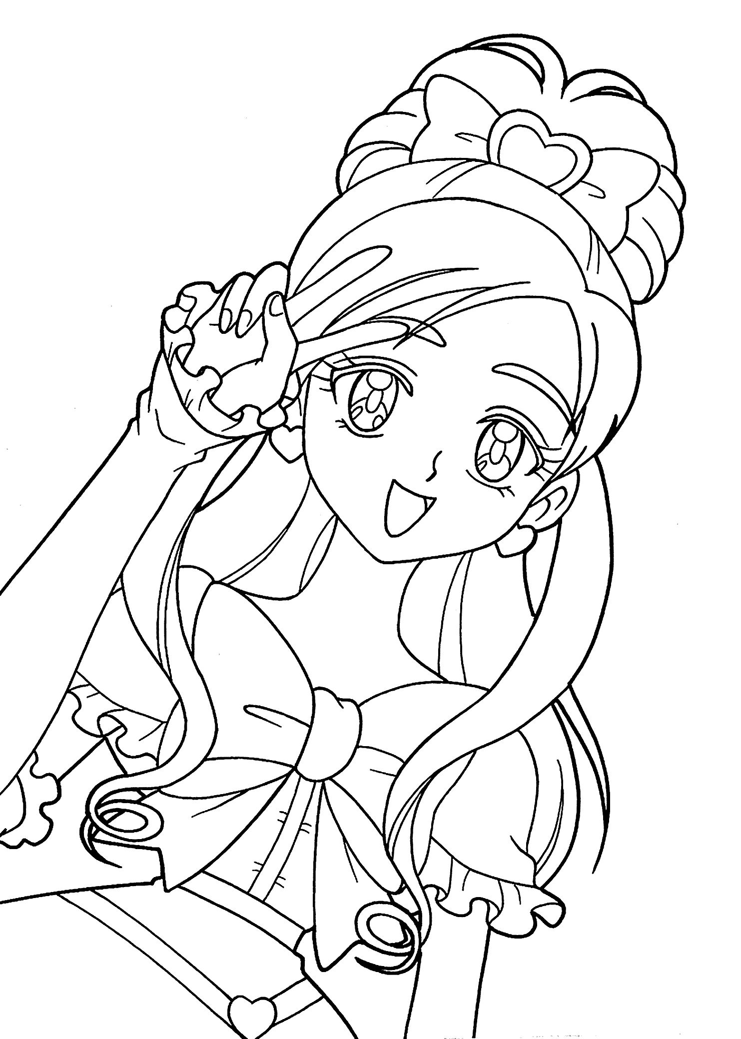 90 Printable Anime Characters Coloring Pages 48