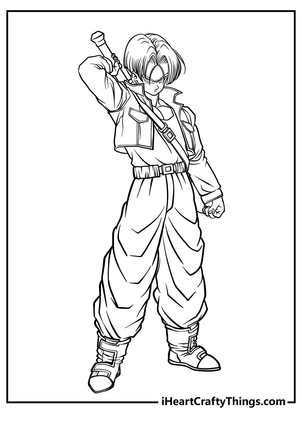 90 Printable Anime Characters Coloring Pages 55