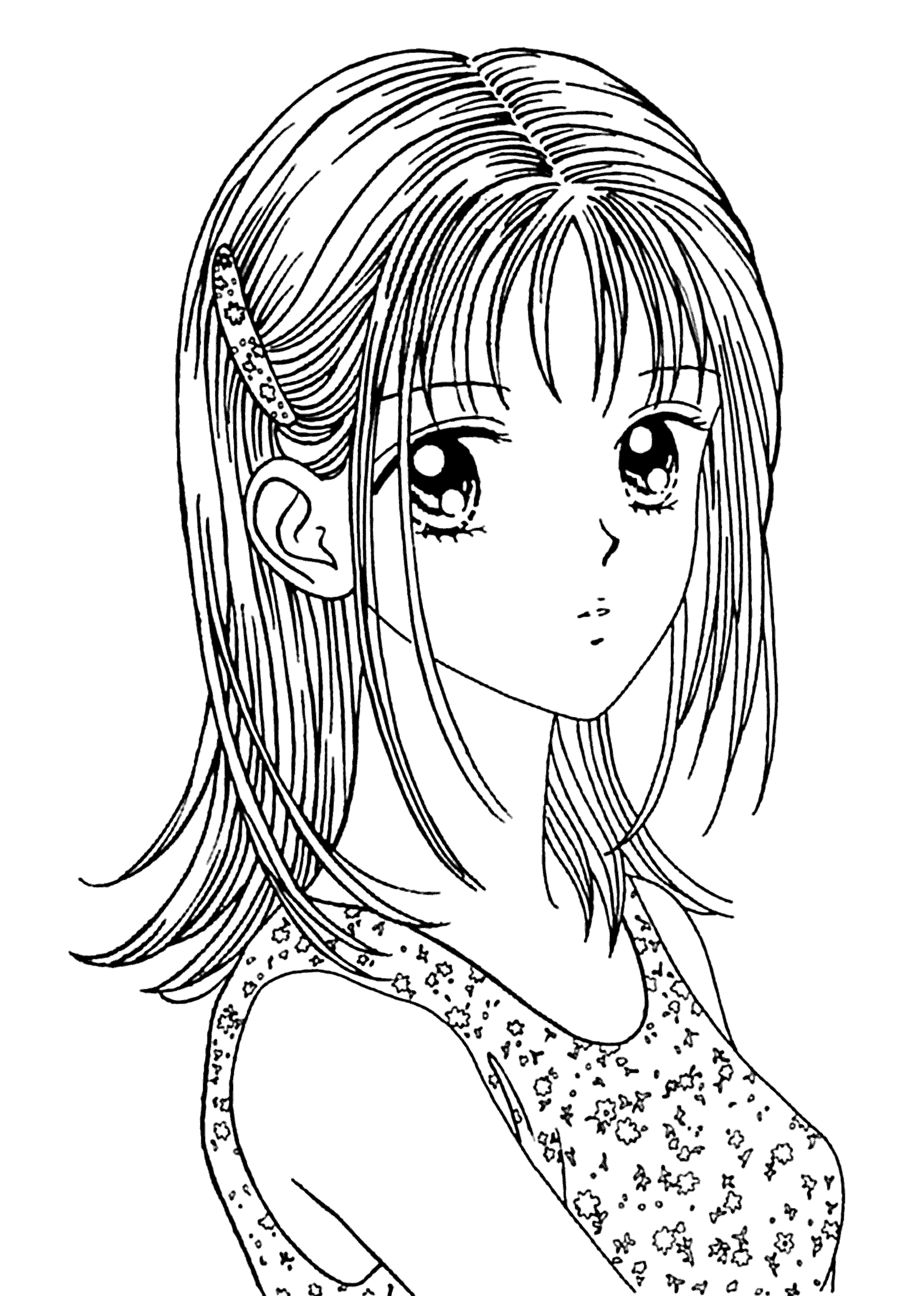 90 Printable Anime Characters Coloring Pages 86