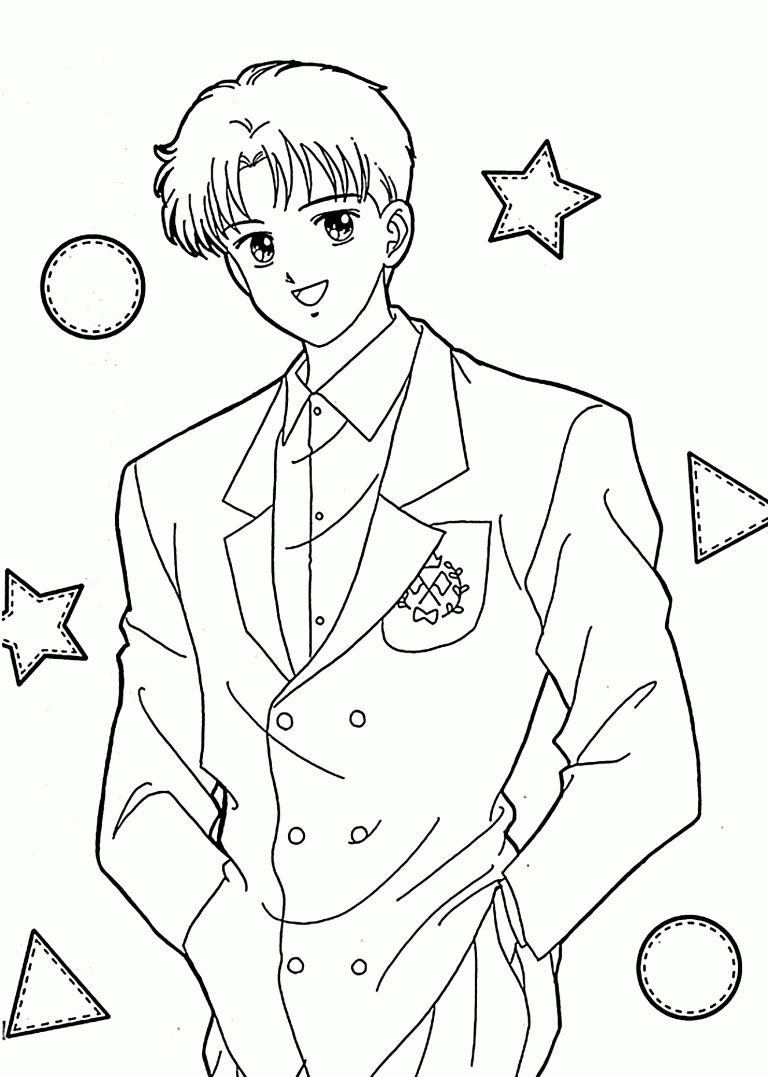 90 Printable Anime Characters Coloring Pages 97