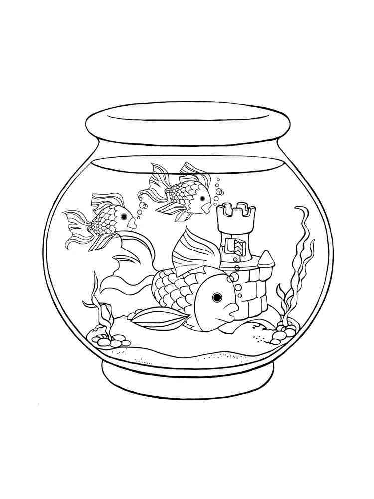 90 Printable Aquarium Visit Coloring Pages 18