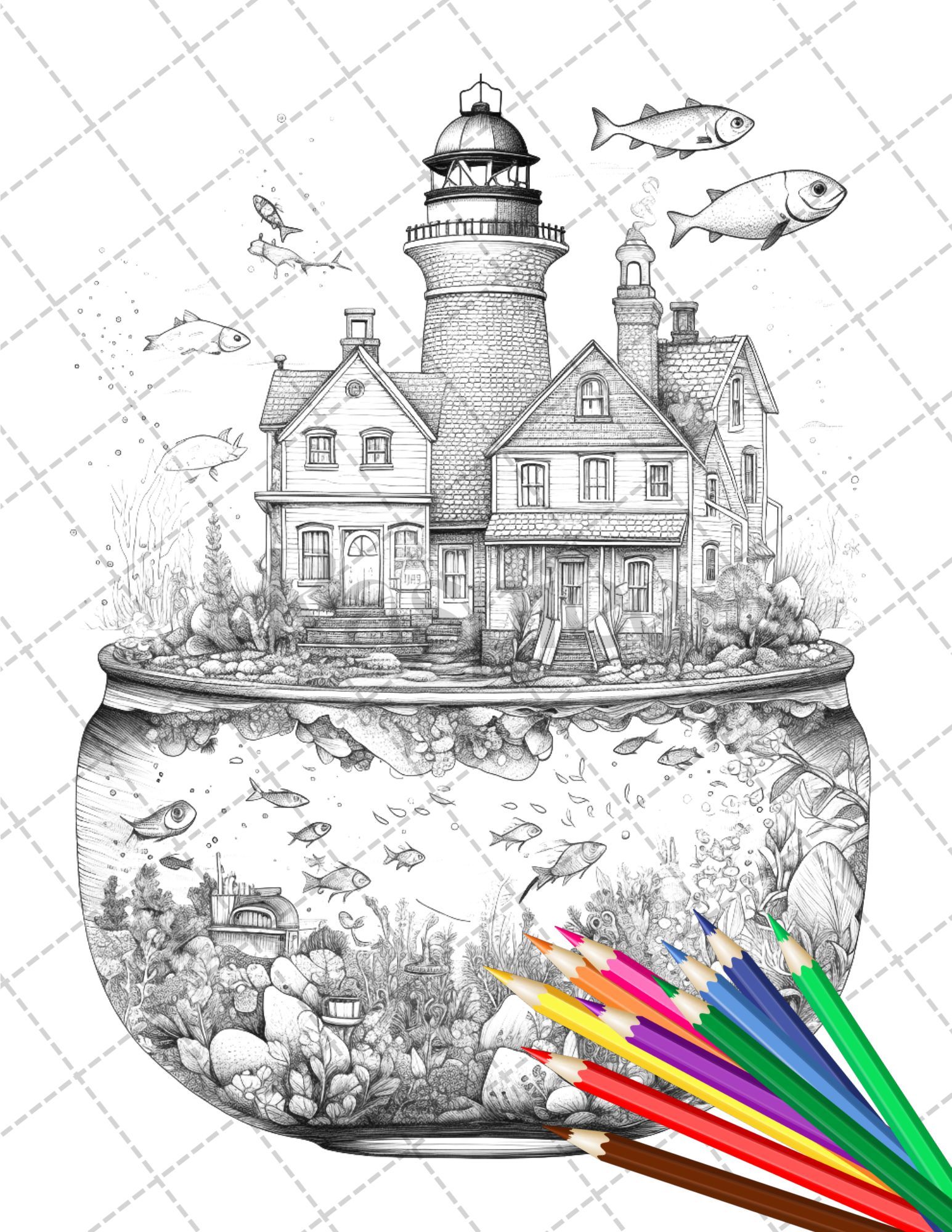 90 Printable Aquarium Visit Coloring Pages 43