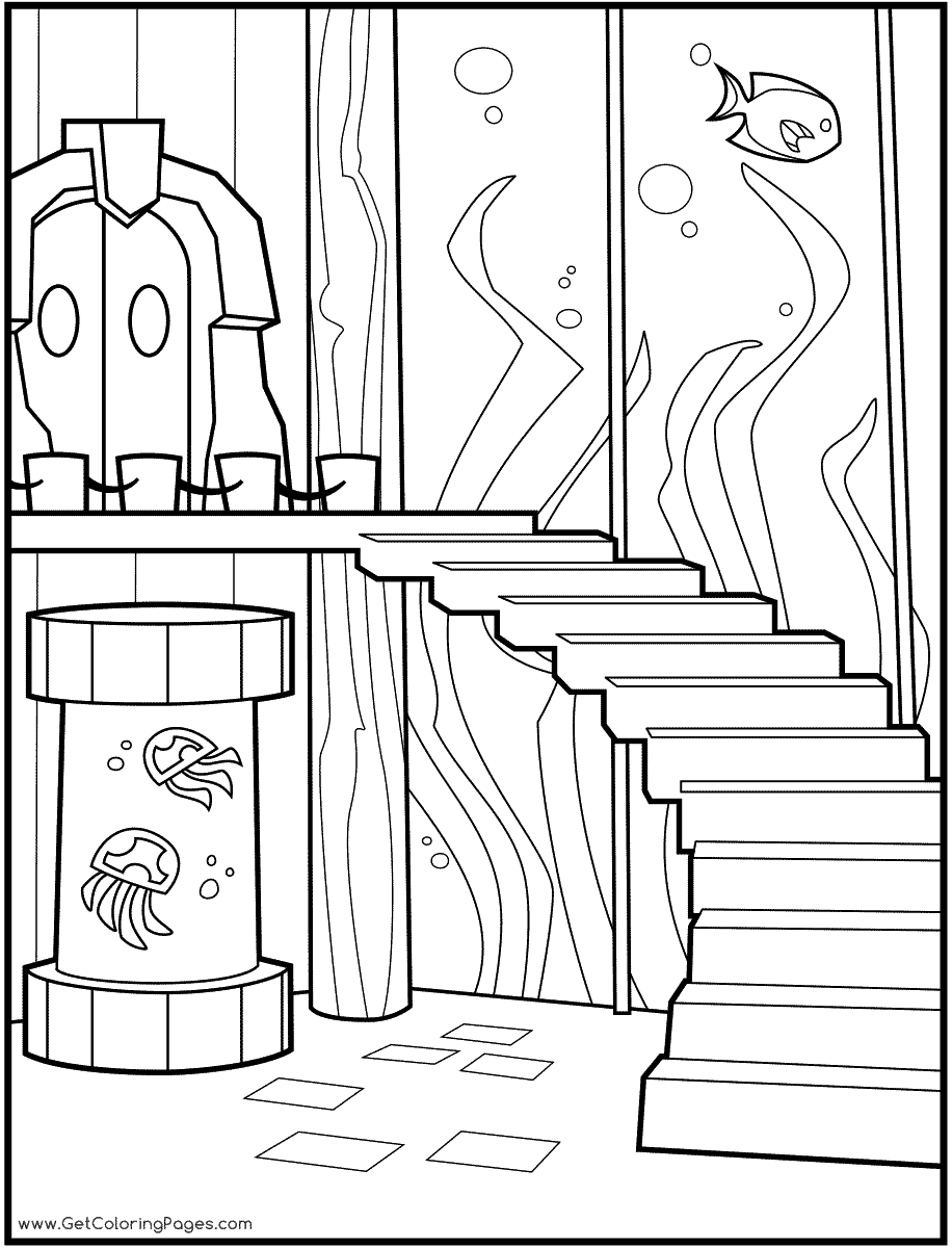 90 Printable Aquarium Visit Coloring Pages 48