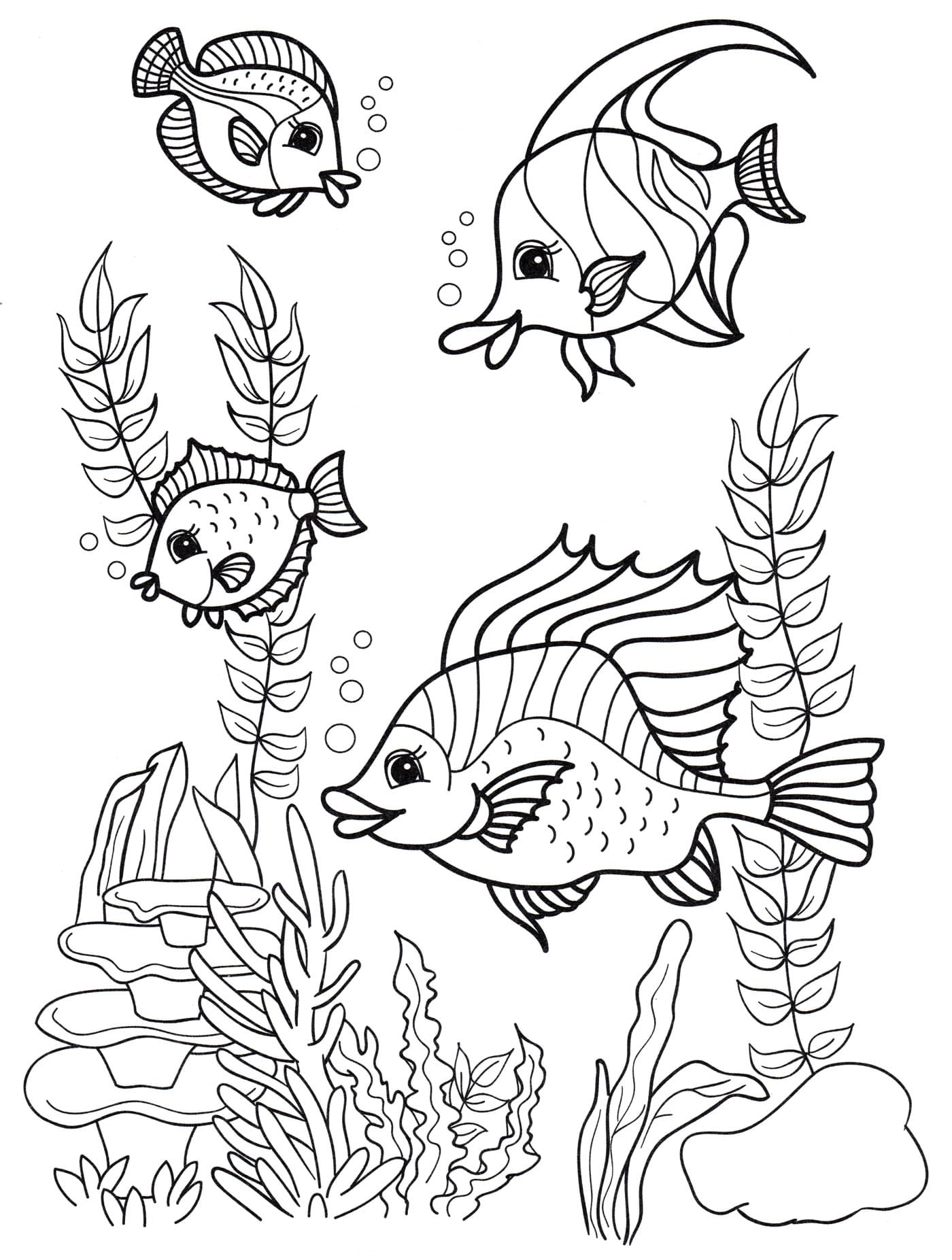 90 Printable Aquarium Visit Coloring Pages 52