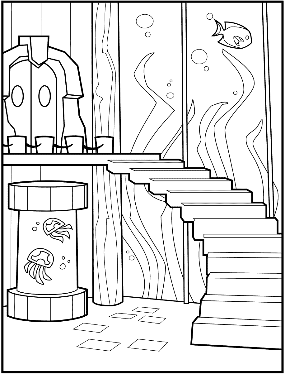 90 Printable Aquarium Visit Coloring Pages 56